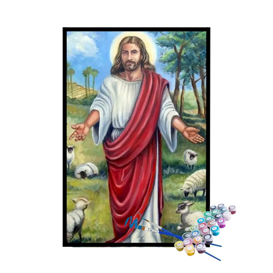 Kit de Pintura Numerada - Pastor