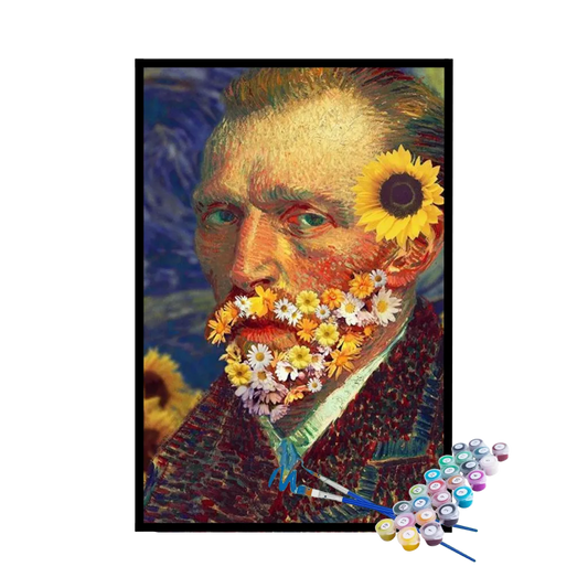 Kit de Pintura Numerada - Van Gogh Floral