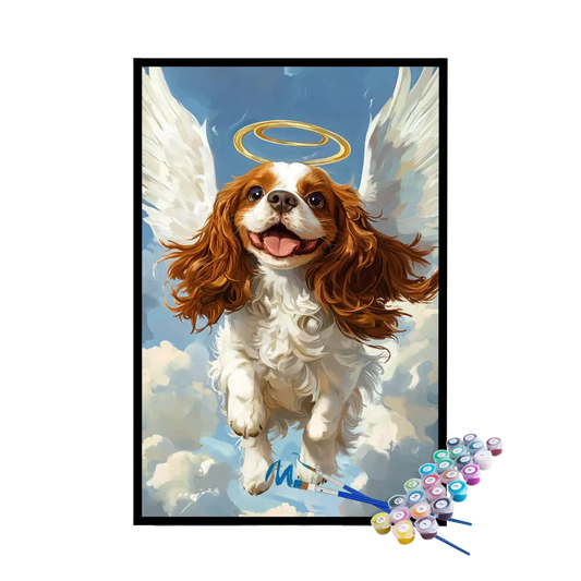 Kit de Pintura Numerada - Cao Anjo