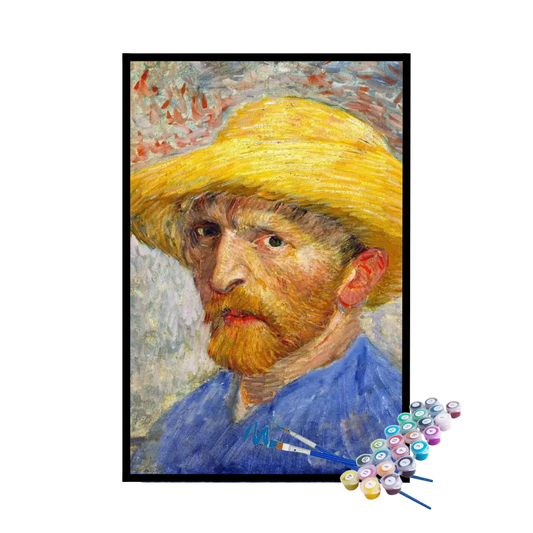 Kit de Pintura Numerada - Vincent van Gogh "Autorretrato"