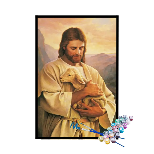 Kit de Pintura Numerada - A Ovelha Perdida