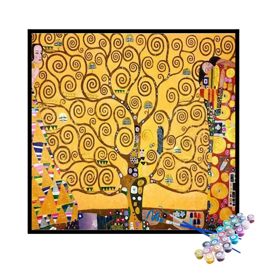 Kit de Pintura Numerada - A Árvore da Vida, Frieza Stoclet