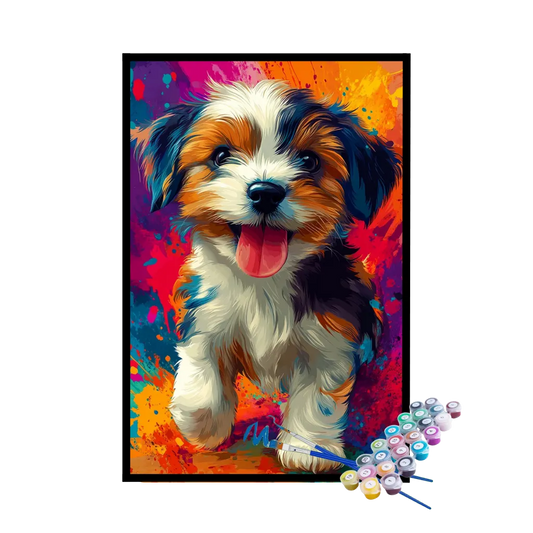 Kit de Pintura Numerada - O Melhor Amigo